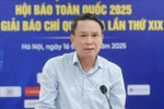 Nguyen Duc Loi, Permanent Vice Chairman of the VJA and Head of the Preliminary Judging Panel, speaks at the press briefing. (Photo: VNA)