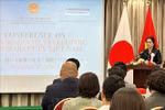 Vietnamese Consul General in Fukuoka Vu Chi Mai speaks at the seminar on November 7. (Photo: VNA)