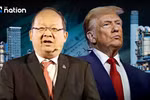 Kriengkrai Thiennukul Chairman of FTI (L) and US President Donald Trump (Photo: nationthailand.com)