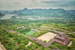 Bai Dinh Pagoda sits within the Trang An Landscape Complex, a UNESCO World Cultural and Natural Heritage site. (Photo: VNA) 