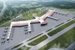 A graphic image of a new terminal of Phu Quoc International Airport (Photo: CPG Consultants)