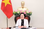 Deputy PM Pham Thi Thanh Tra speaks at the working session with the Ministry of Home Affairs on December 4. (Photo: VNA)