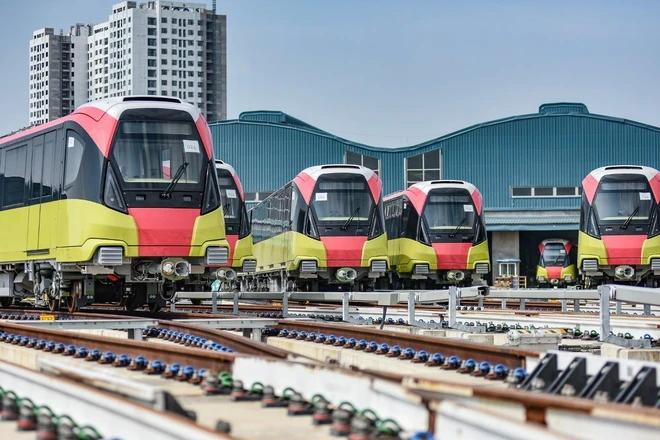 Under the plan, Hanoi will see 15 urban railway lines. (Photo: VietnamPlus) Hanoi urban railway 3.webp