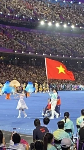 The closing ceremony of the 2023 Asian Para Games. (Photo: VNA) 