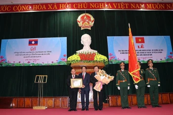 The awarding ceremony in Hoa Binh province on January 11 (Photo: VNA)