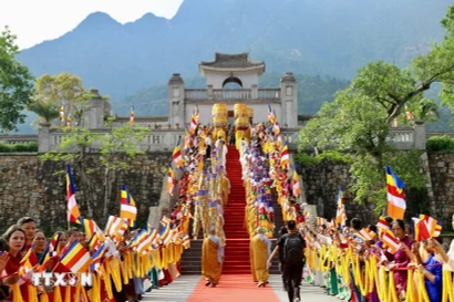A view of the Yen Tu festival (Photo: VNA)