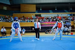 Hong Bang open int'l Taekwondo championship kicks off in Da Nang (Photo: VNA)
