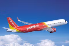 An aircraft of low-cost carrier Vietjet Air (Photo: VietnamPlus).