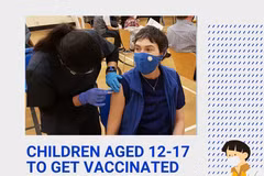 Children aged 12-17 to get vaccinated from October