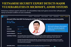 Vietnamese security expert detects major vulnerabilities in Microsoft, Adobe systems