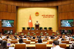 At the 15th National Assembly’s 8th session on October 24 (Photo: VNA)