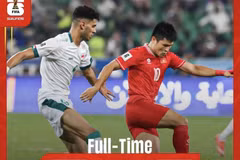 Vietnam losses 1-3 to Iraq in the second round of the AFC qualifiers for the 2026 FIFA World Cup. (Photo: VFF)