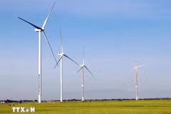 Vietnam is developing renewable energy to deliver on its carbon neutrality target by 2050. (Photo: VNA)