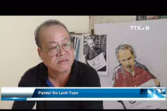 Postage stamps get new life through painting