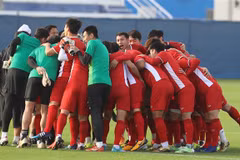 Golden star warriors prepare for match against blue samurais