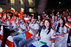 Young OVs attends at the opening ceremony of the Vietnam Summer Camp 2024 in Hanoi on July 16. (Photo: VNA)