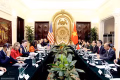 An overview of the 13th Vietnam-US Political, Security, and Defence Dialogue. (Photo: baoquocte.vn)