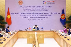 Prime Minister Pham Minh Chinh attends and delivers a speech at the third ASEAN Women Leaders’ Summit via videoconference (Photo: VNA)