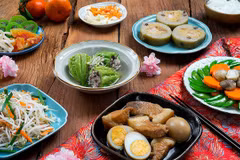 Specialties in Tet tray in southern Vietnam