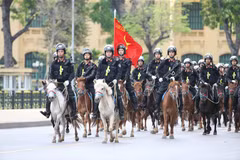 Cavalry mobile police force makes debut