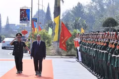 PM inspects combat readiness at Army Officer Training College 2
