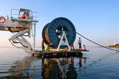 Broken section of AAE-1 undersea cable fixed