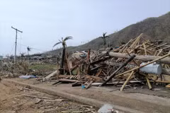 Typhoon Goni completely destroys power system in Philippine island