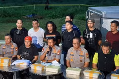 Indonesia seizes nearly 300kg of crystal meth