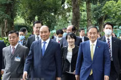 Japanese news agency spotlights PM Suga Yoshihide’s Vietnam visit