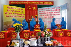 Remains of soldiers found in Laos, Cambodia reburied in Kon Tum