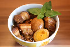 Traditional Tet caramelised pork