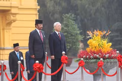 State leader welcomes Brunei Sultan
