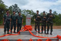 Dak Lak inaugurates border markers on frontier with Cambodia