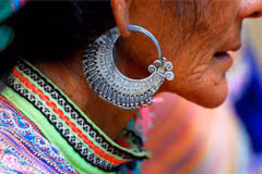 Earrings – highlights of H’mong ethnic people 
