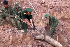 Quang Tri unearths 240-kg bomb