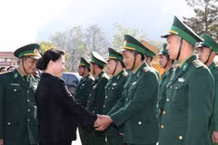 Border guards in Dien Bien commended for anti-crime, diplomatic efforts