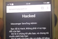 Website of Tan Son Nhat airport hacked