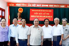 Prime Minister meets with Hai Phong voters 