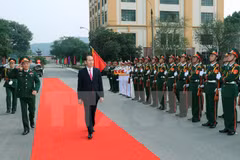 President Tran Dai Quang visits Military Region 1