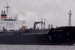 Stranded foreign ship towed ashore