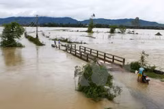 Downpours cause road damage, threaten reservoirs