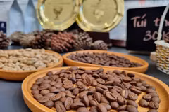 Roasted coffee beans. (Photo: VNA) 