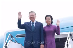 Party General Secretary To Lam and his spouse leave Kuala Lumpur for Hanoi, concluding their three-day official visit to Malaysia. (Photo: VNA)