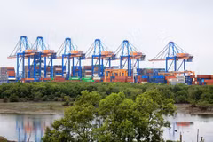 A part of Cai Mep-Thi Vai New Port, Ba Ria-Vung Tau province (Photo: VNA)