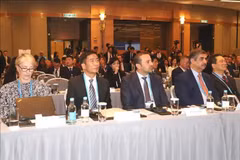 Deputy Prosecutor General Nguyen Duy Giang (2nd from left) at the opening ceremony of the 11th Asia-Pacific Regional Conference of the International Association of Prosecutors (IAP) in Hong Kong, China. (Photo: VNA)