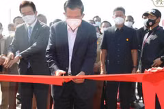 Newly-upgraded stretch of Cambodia’s national road to boost trade with Thailand