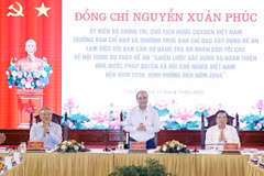 President meets supreme court to discuss law-governed state building strategy