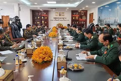 Vietnam, Cambodia enhance military relations