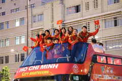 HCM City welcomes female footballers after historic advance to World Cup finals