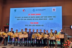 Ceremony held for first time to honour wildlife conservators